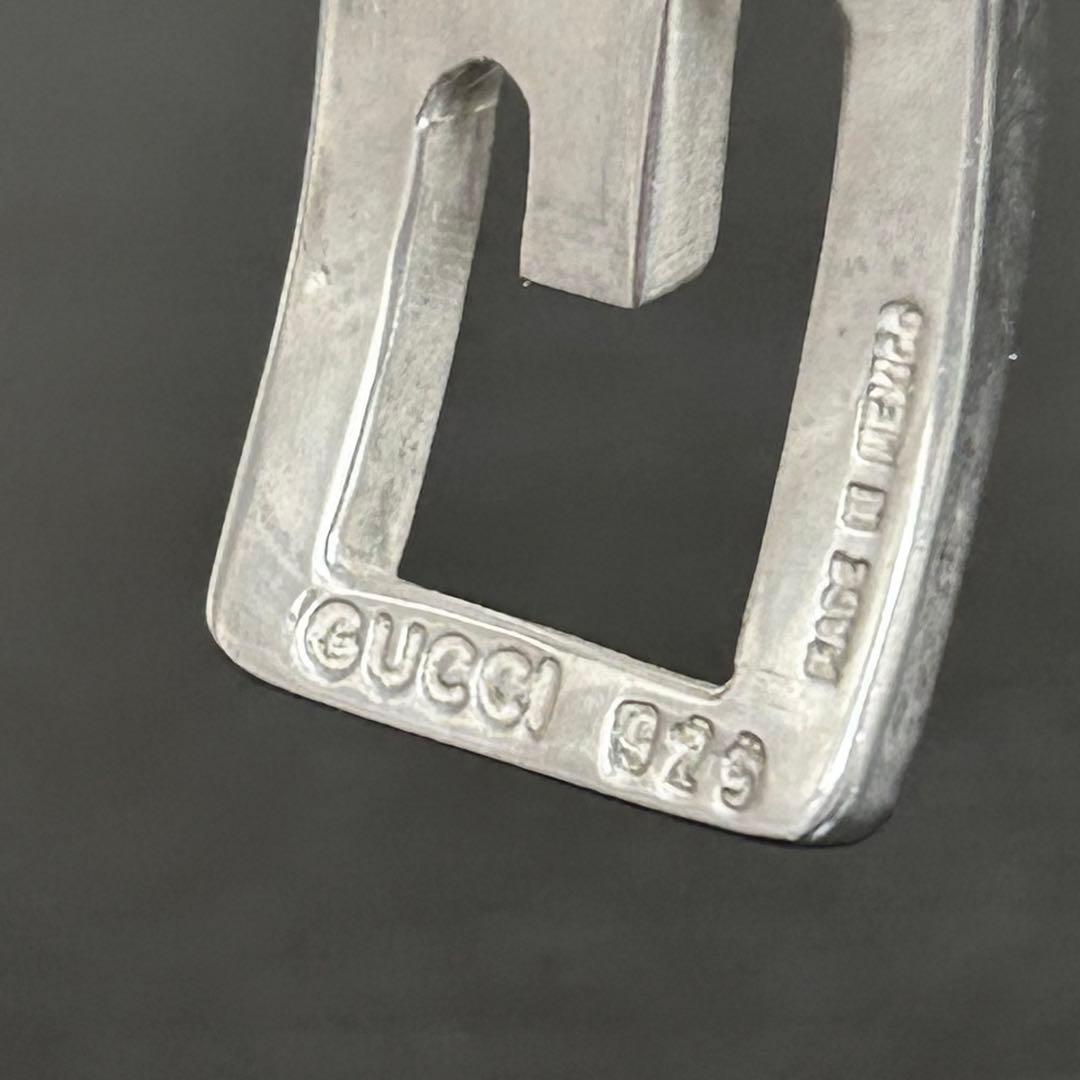 グッチ　カフバングル　Gロゴ　希少　ヴィンテージ　シルバー925 メキシコ製