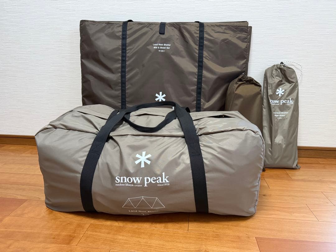  peak ランドネストシェルター・キャンプテント セット