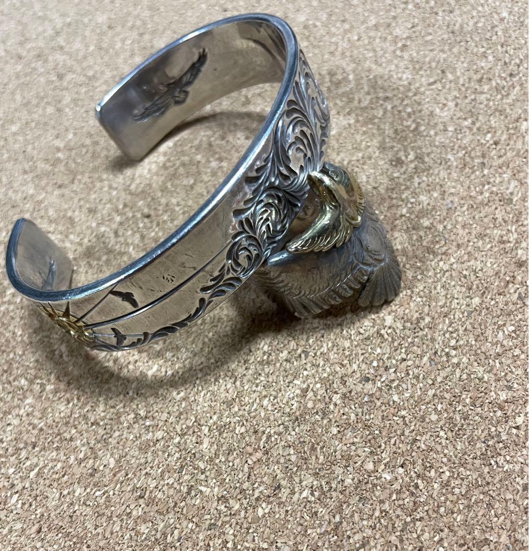 ケンキクチ 15mm幅 唐草 バングル KEN KIKUCHI