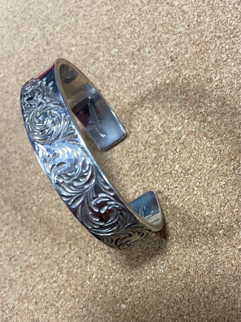 ケンキクチ 15mm幅 唐草 バングル KEN KIKUCHI