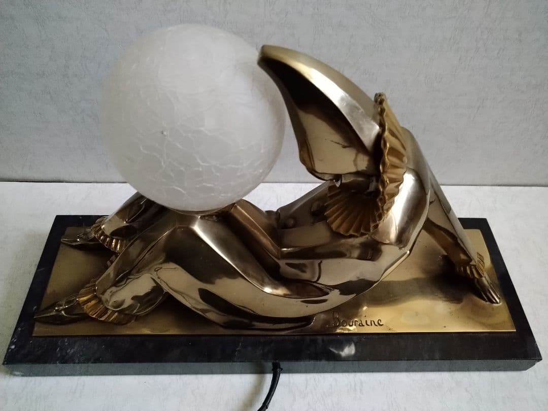 ア−ルデコのピエロランプ 　アンティーク・レプリカ