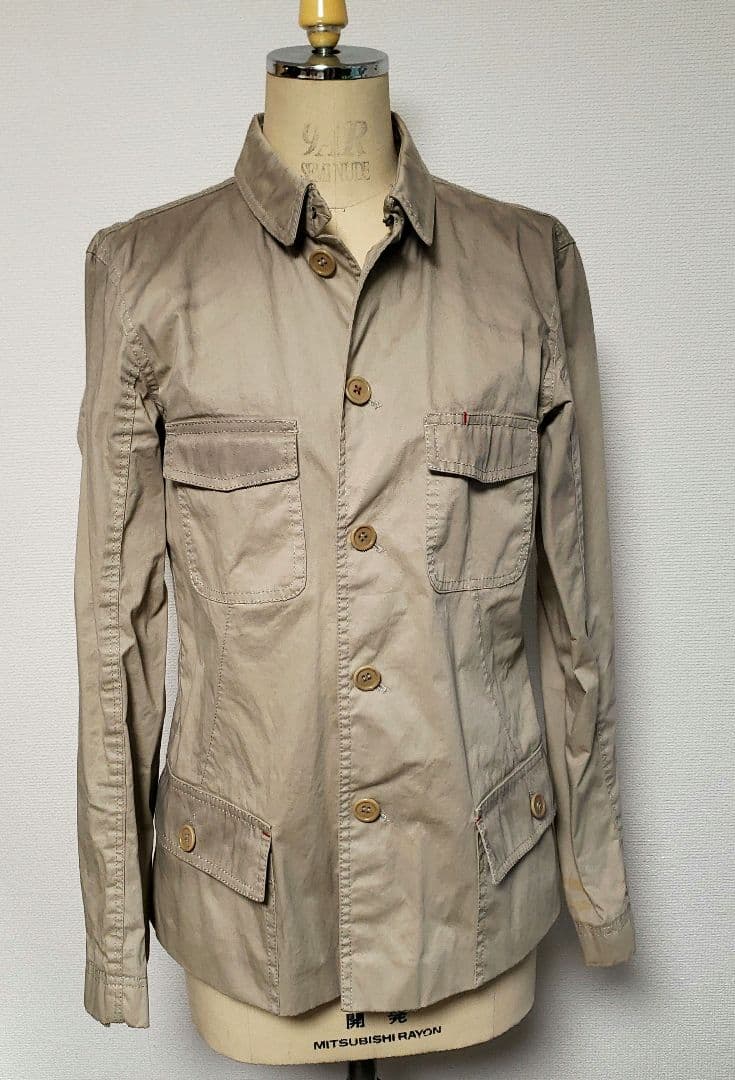 PRADAミリタリーダメージ仕上げアウター