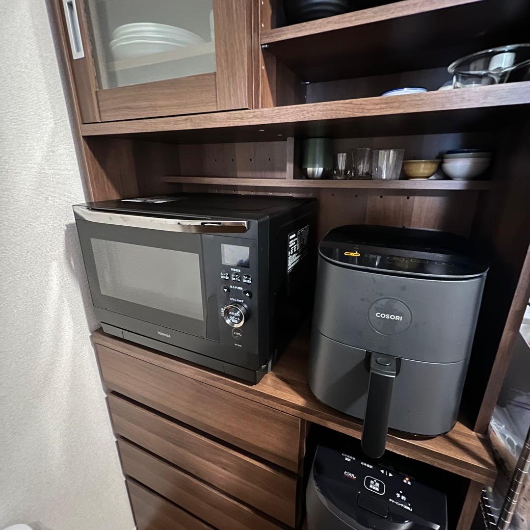 【美品・直接取引歓迎】 LOWYA 食器棚 キッチン収納