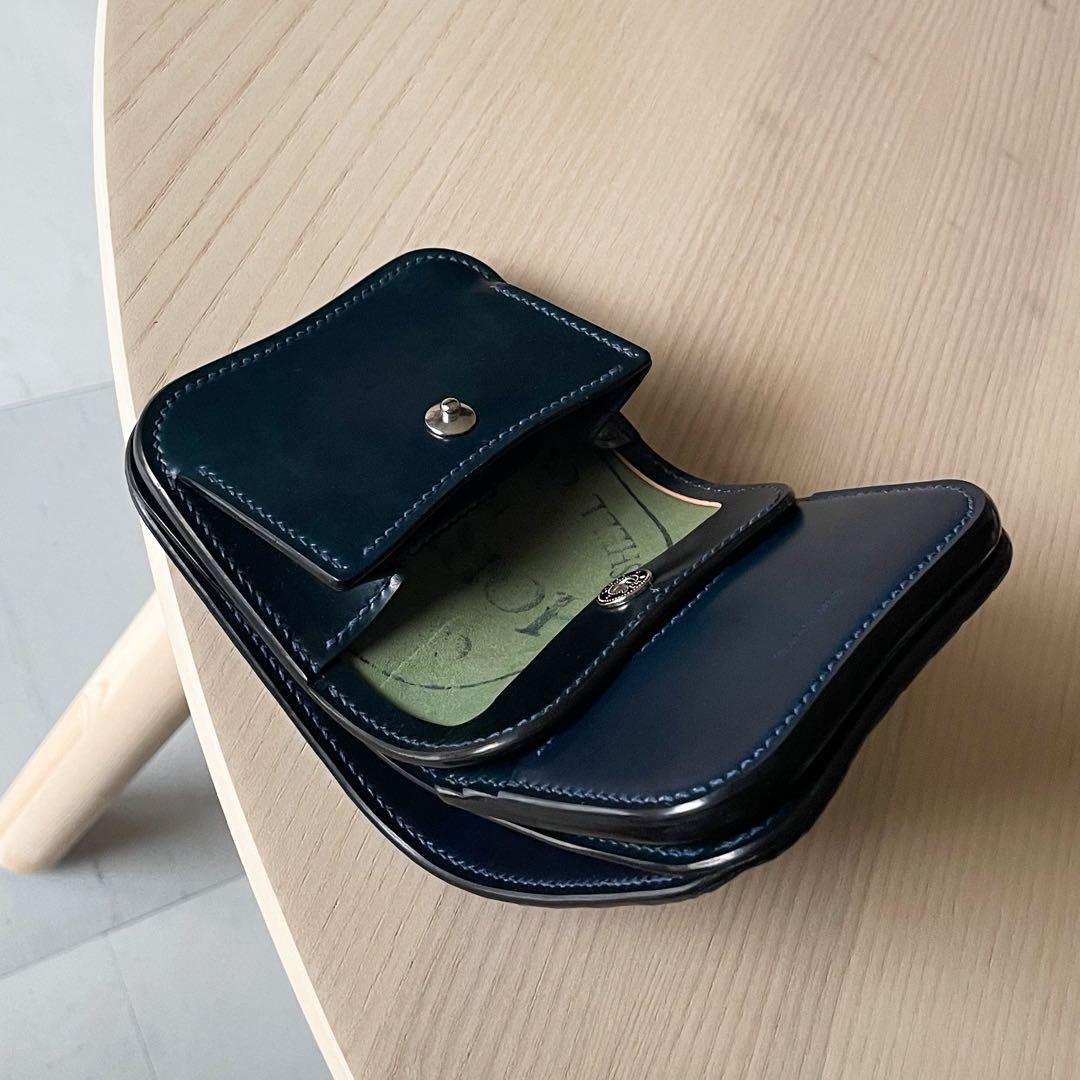 【セール】 2つ折り財布 ホーウィンシェルコードバン クロコダイル ポロサス