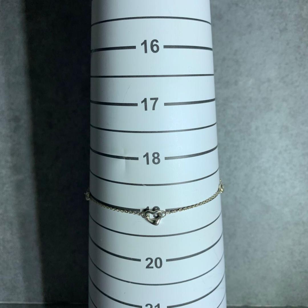 ティファニー ダイヤ オープンハート バイザヤード ブレスレット XW11e