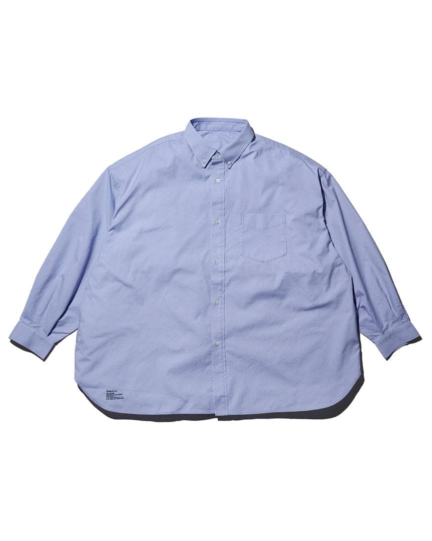 フレッシュサービス DRY OXFORD L/S SHIRT BLUE M