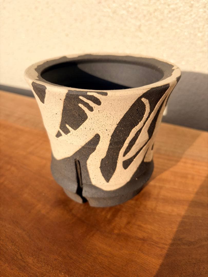 沼野 秀章 / 黒二白 新品未使用 鉢 アガベ