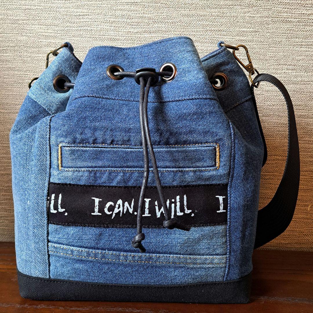 デニムリメイク♡おにぎりポーチ