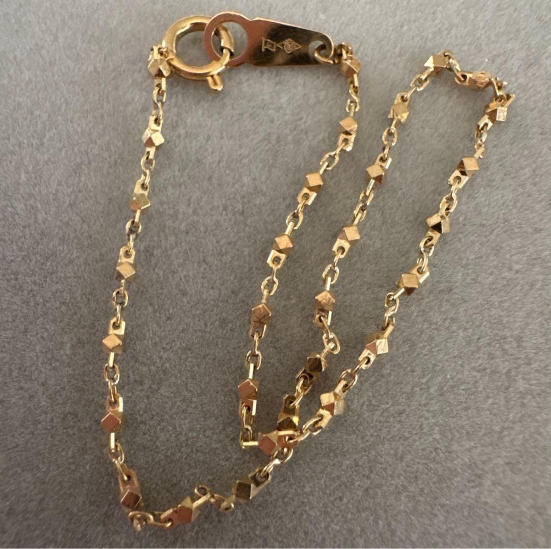 金高騰中！K18 ♡ デザインブレスレット 造幣局刻印あり