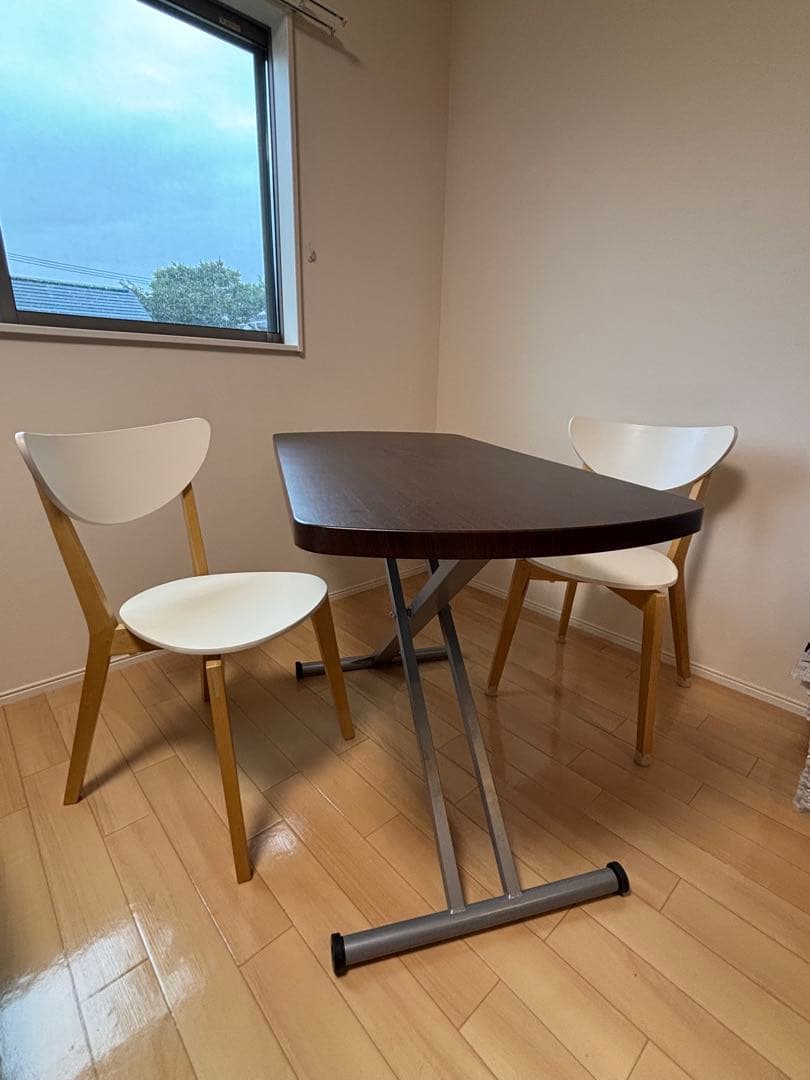 引き取り限定！ 仙台発 セミダブルベッドフレーム ・昇降テーブル 他2点セット