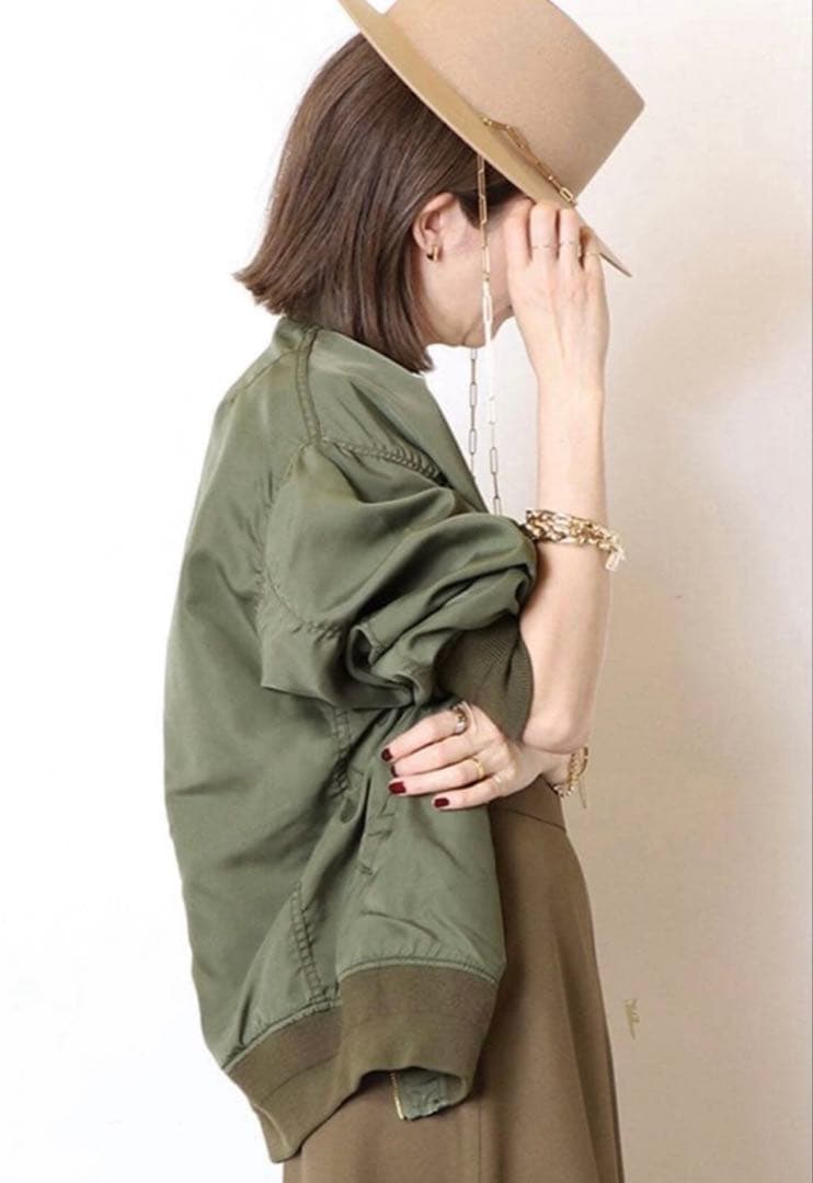 【新品】ドゥーズィエムクラス ミリタリーブルゾン　カーキ　MA-1