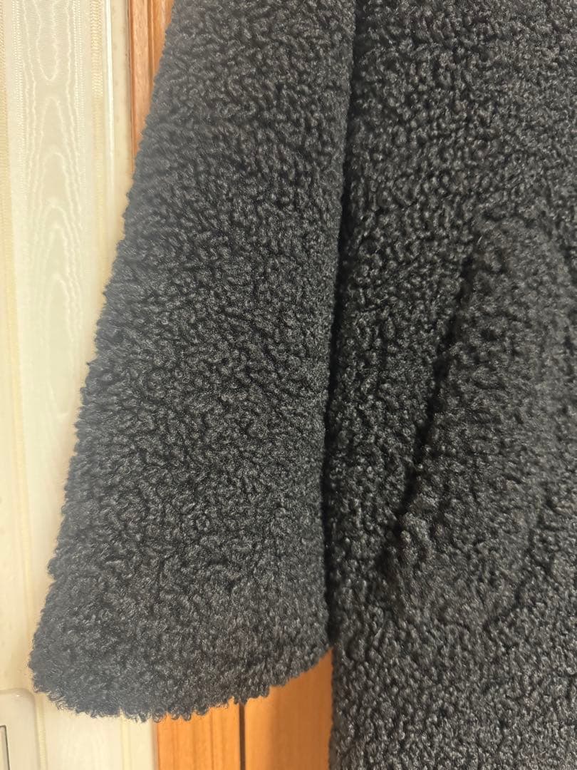 ⭐︎きなこ⭐︎☺︎ZARA ボア ブラック テディ ロングコート Mサイズ