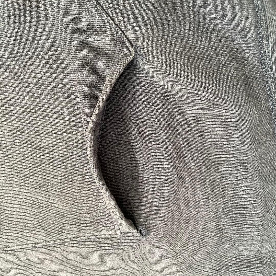 【雰囲気ネイビー！】チャンピオン　リバースウィーブ　フーディ　パーカー　紺　刺繍