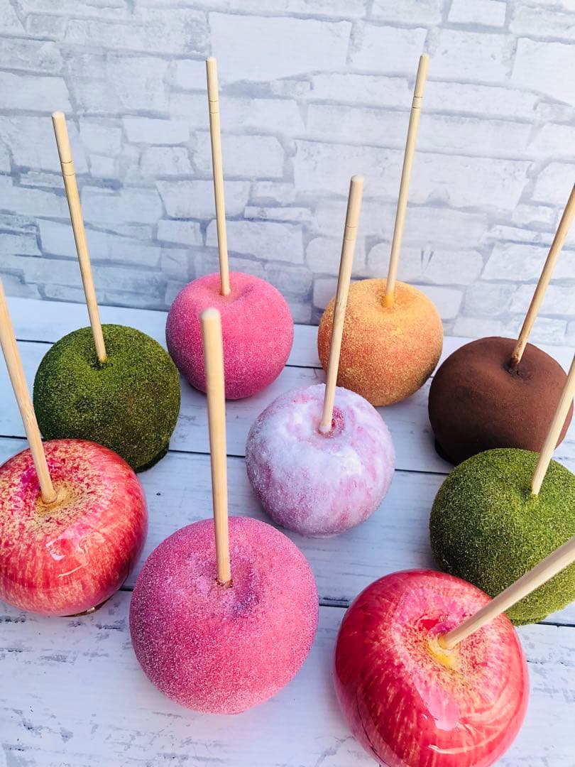 ご確認用　食品サンプル　りんご飴