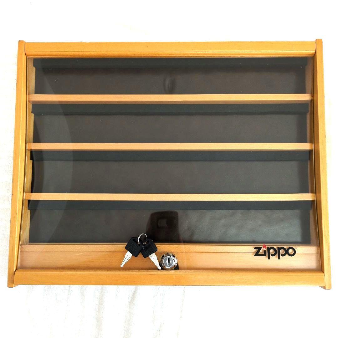 ZIPPO 木製コレクションケース　壁掛け収納