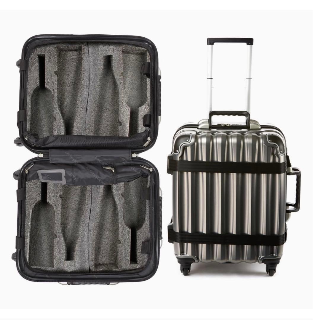 スーツケース ワインキャリー用インサート付き