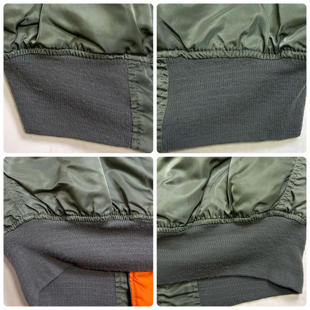 【80s】USA製 旧タグ アルファインダストリーズ MA-1 L