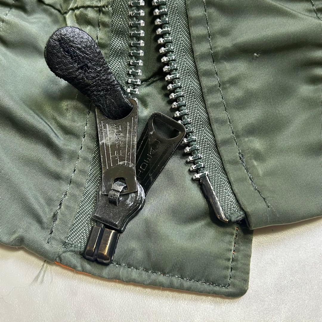 【80s】USA製 旧タグ アルファインダストリーズ MA-1 L