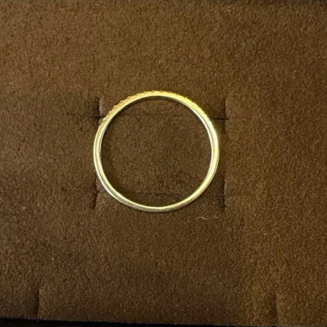 agete k10 ハーフエタニティ ダイヤモンドリング 13号