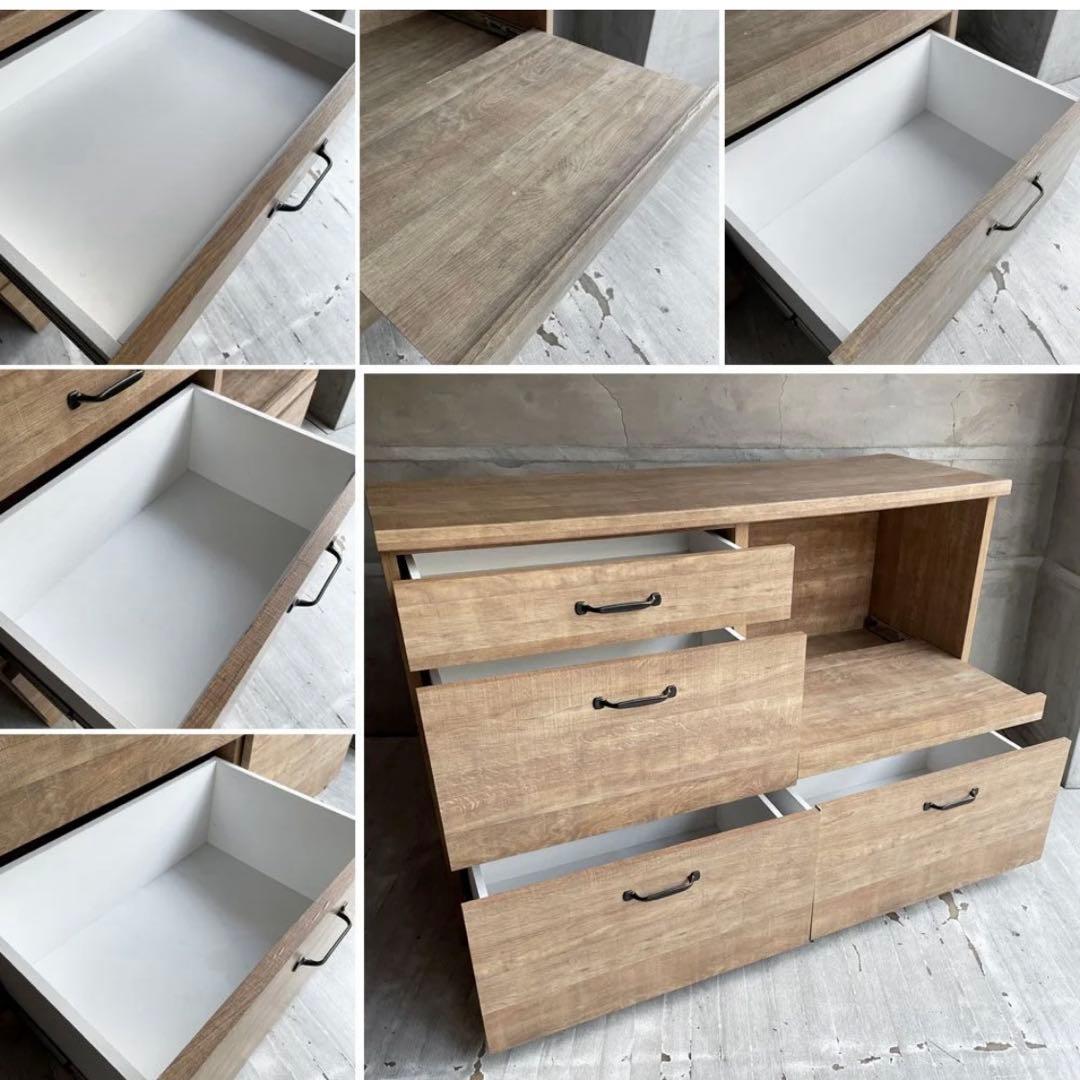 キッチンボード　120cm ロータイプ　カウンター