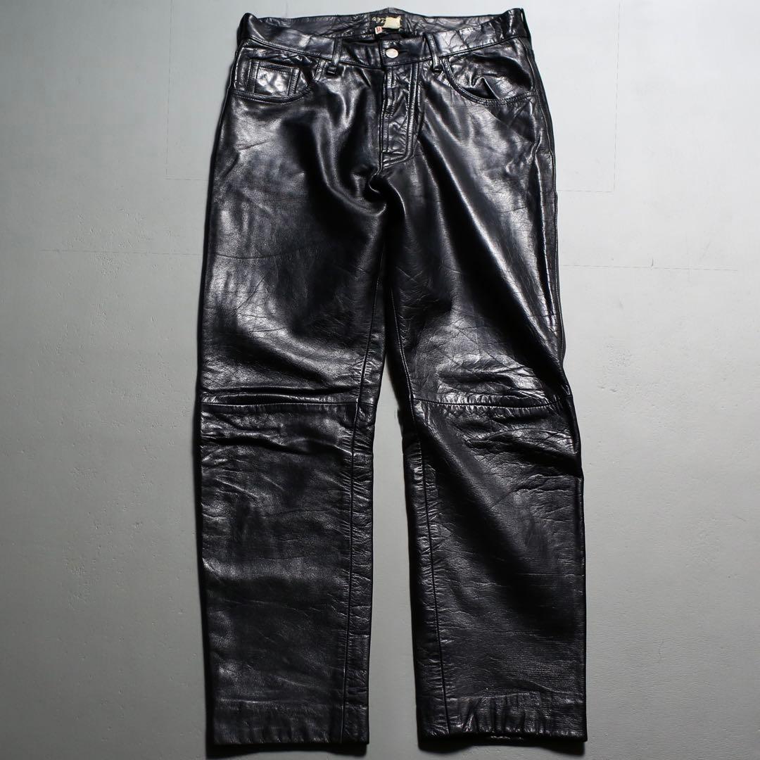 初期◎ 90s~ agnes b. Vintage Leather Pants