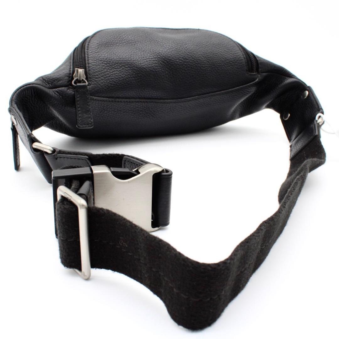 【美品】COACH ボディバッグ スリングバッグ ミニバック レザー ブラック