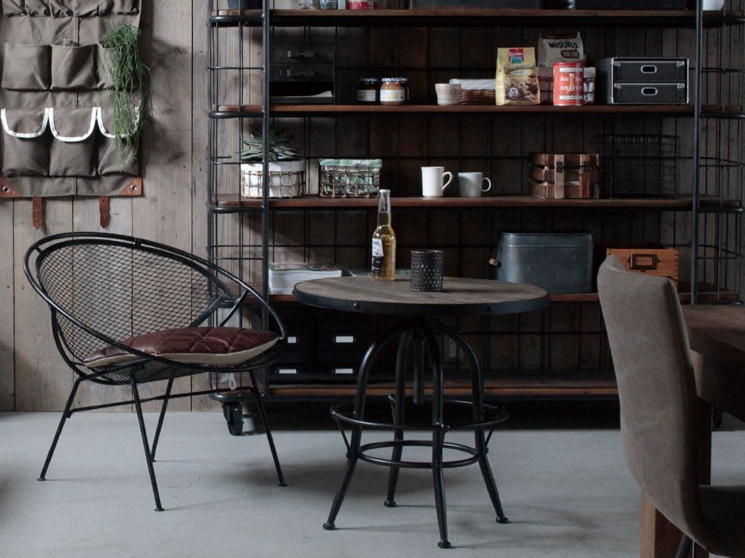 福岡引取り限定！KNOT ANTIQUESバッカス ラウンドテーブル定価約10万