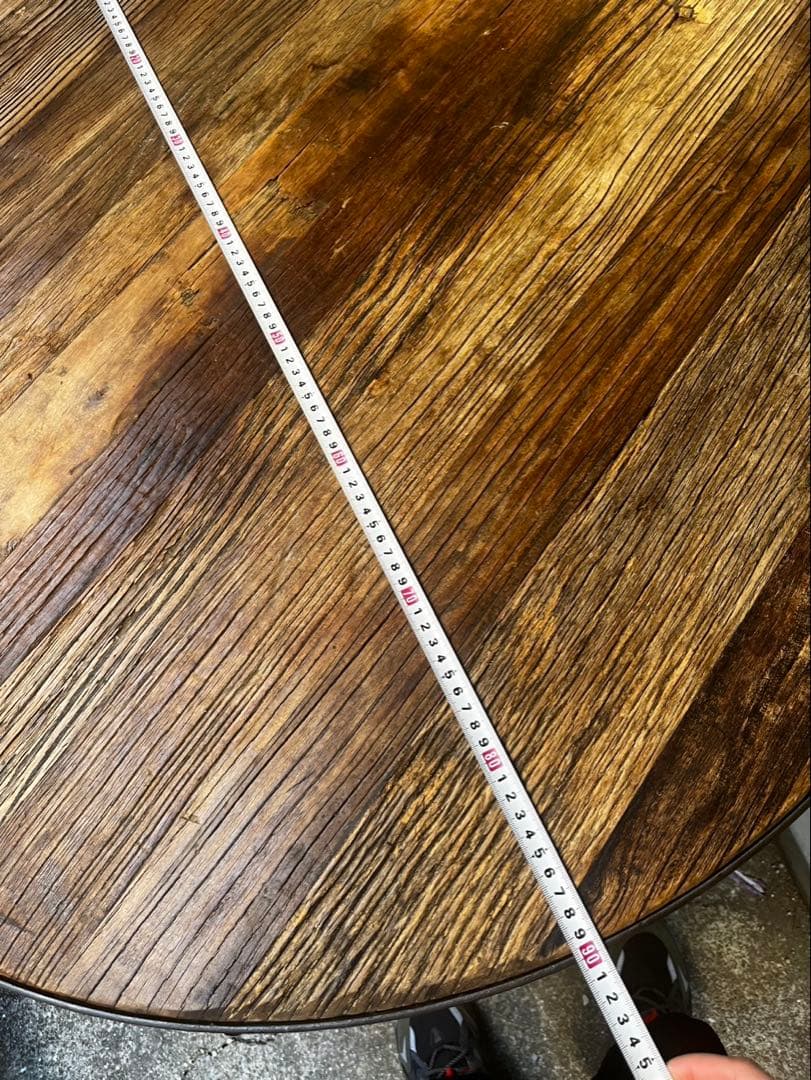 福岡引取り限定！KNOT ANTIQUESバッカス ラウンドテーブル定価約10万