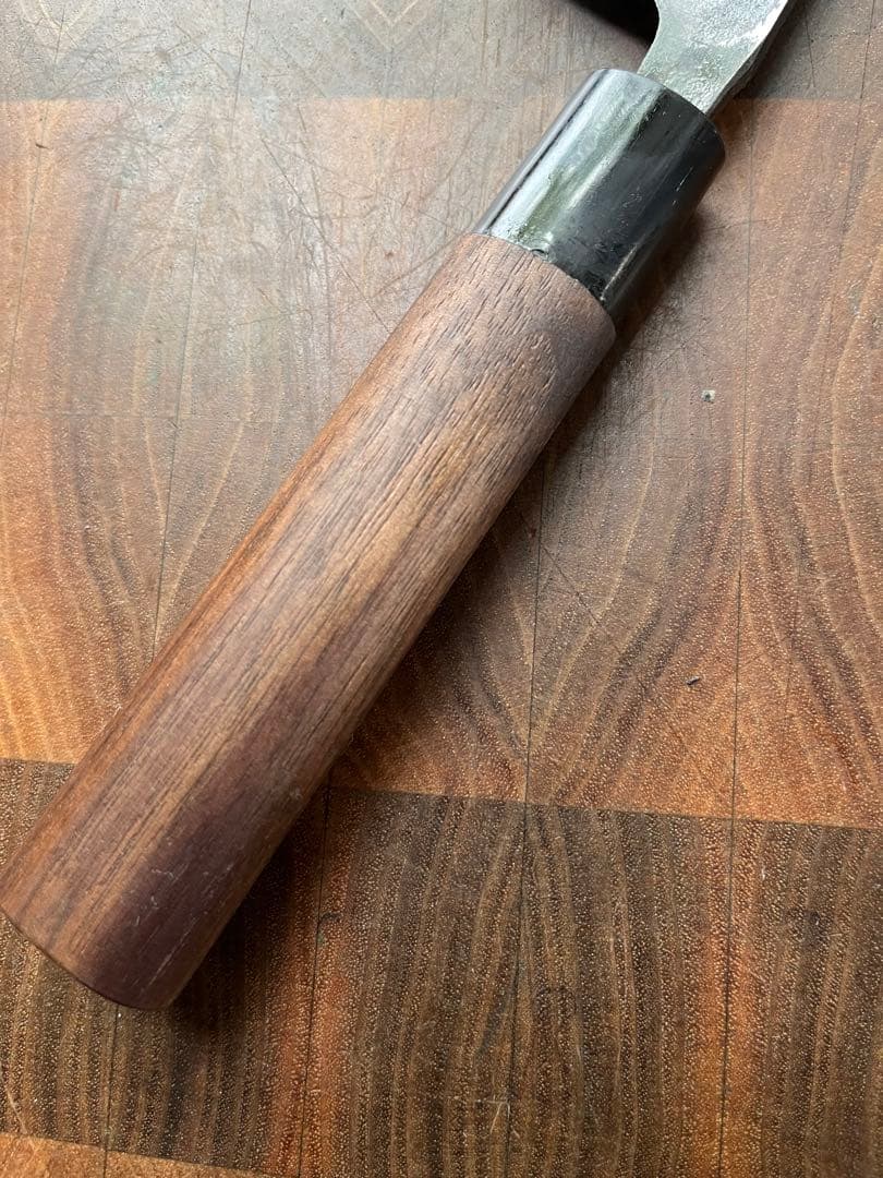 土佐　司　ダマスカス　切付　三徳　180mm 包丁　青紙　釣り　キャンプ　和包丁