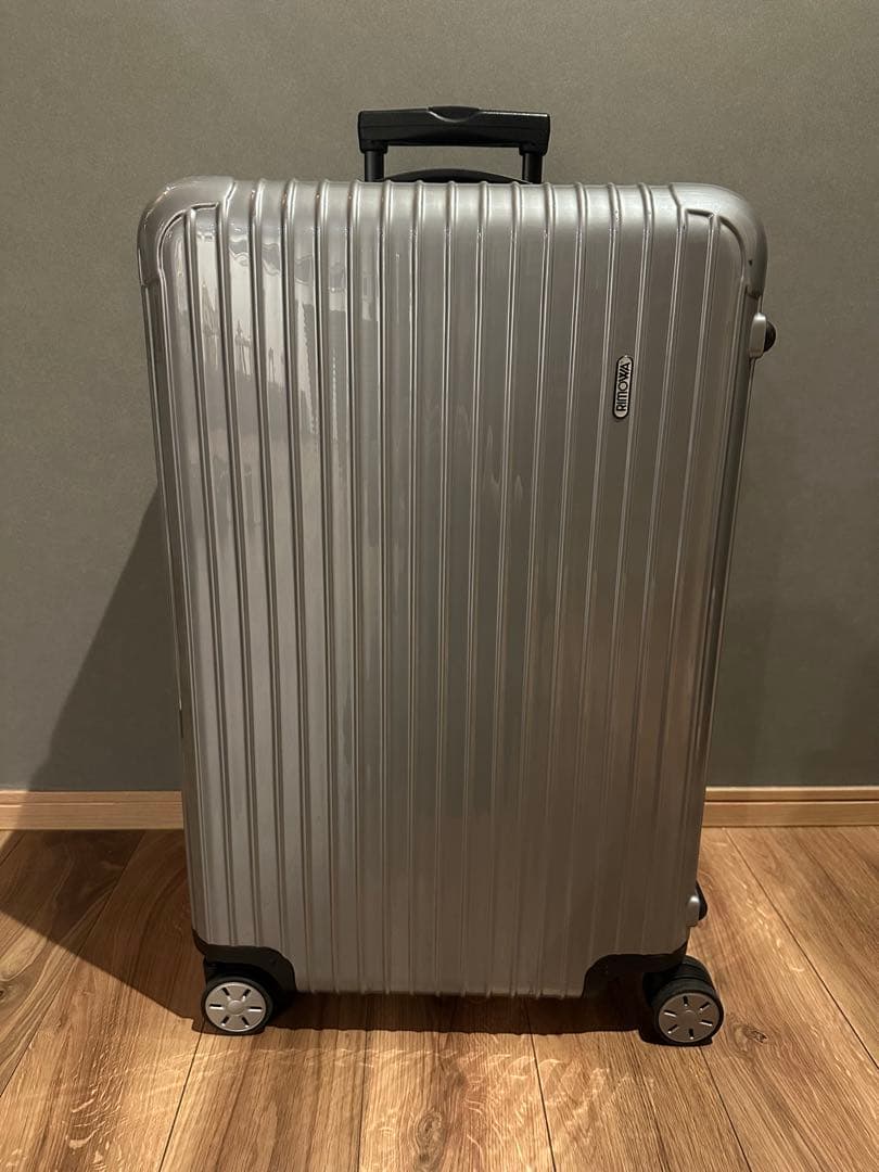 【美品】RIMOWA リモワ 82Lシルバー キャリーケース 4輪 タグ付き