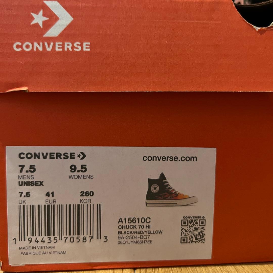 コンバース　ct70 ファイヤー　26cm