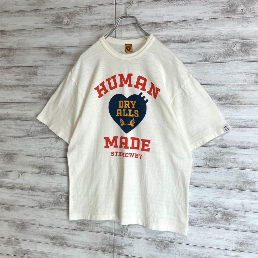 【即完売モデル】ヒューマンメイド⭐︎センター ハートロゴ Tシャツ XLサイズ