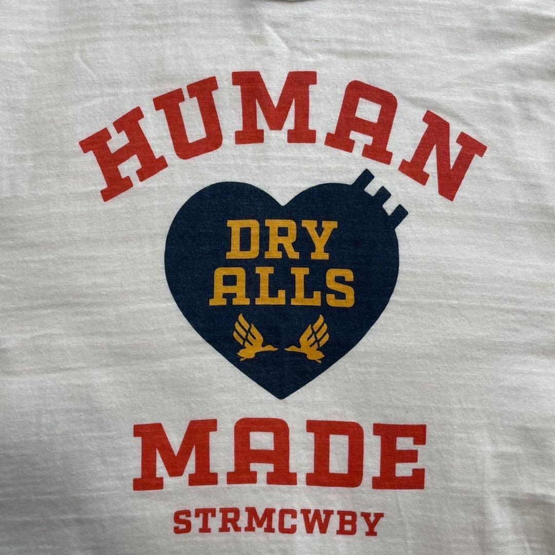 【即完売モデル】ヒューマンメイド⭐︎センター ハートロゴ Tシャツ XLサイズ