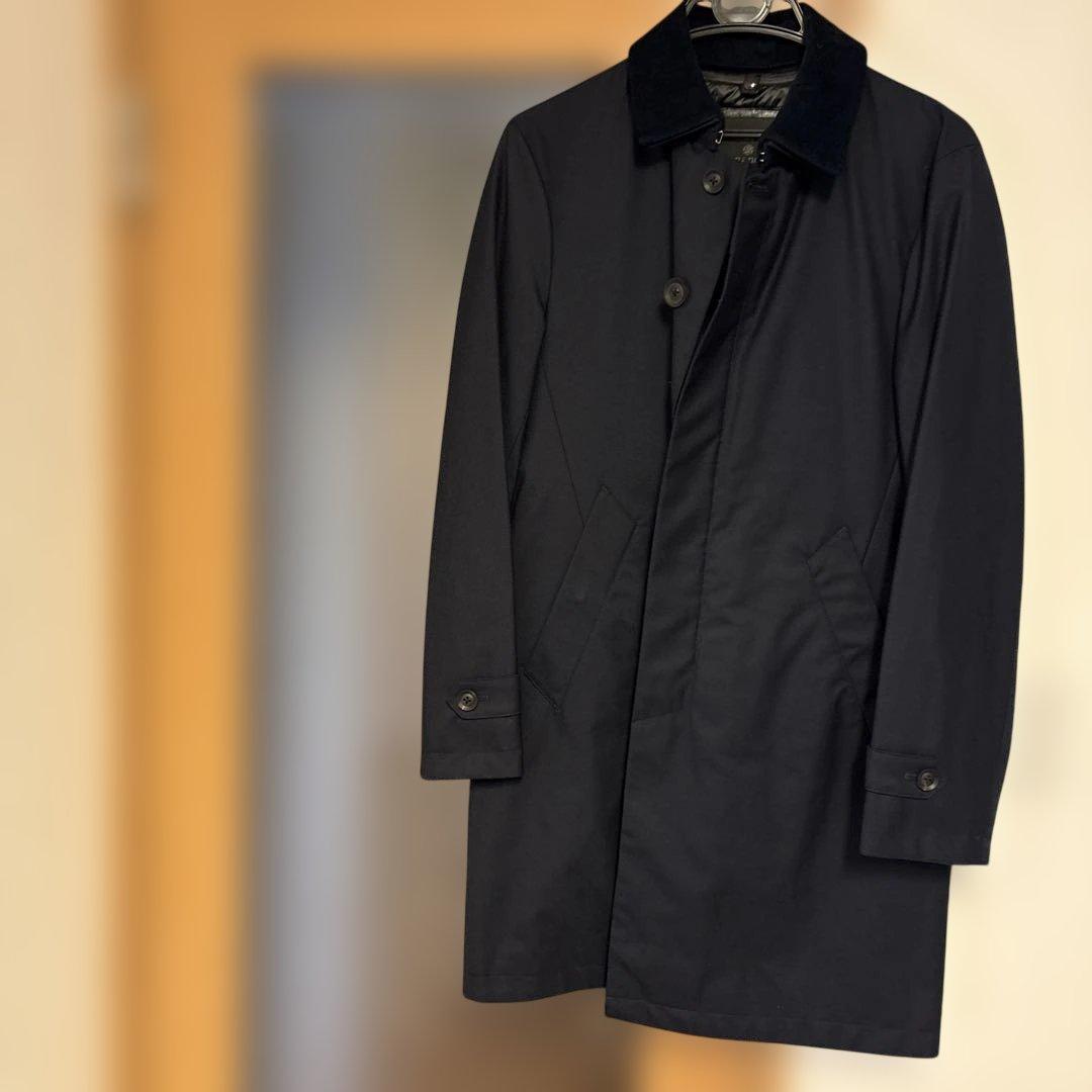 ナノユニバース 西川ダウン ステンカラーコート インナーダウン付