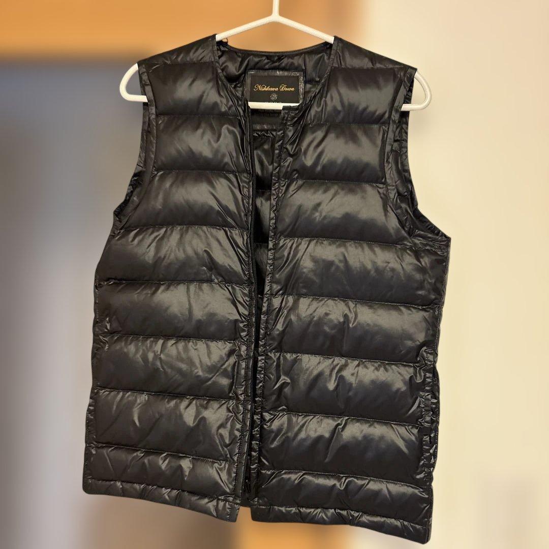 ナノユニバース 西川ダウン ステンカラーコート インナーダウン付