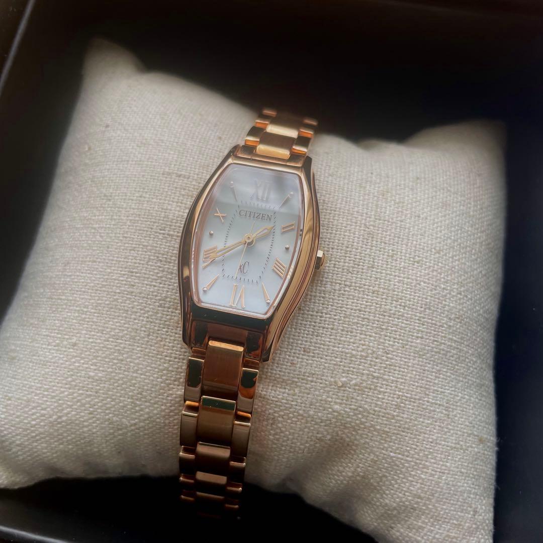 CITIZEN クロスシー腕時計 ピンクゴールド ソーラーエコドライブ