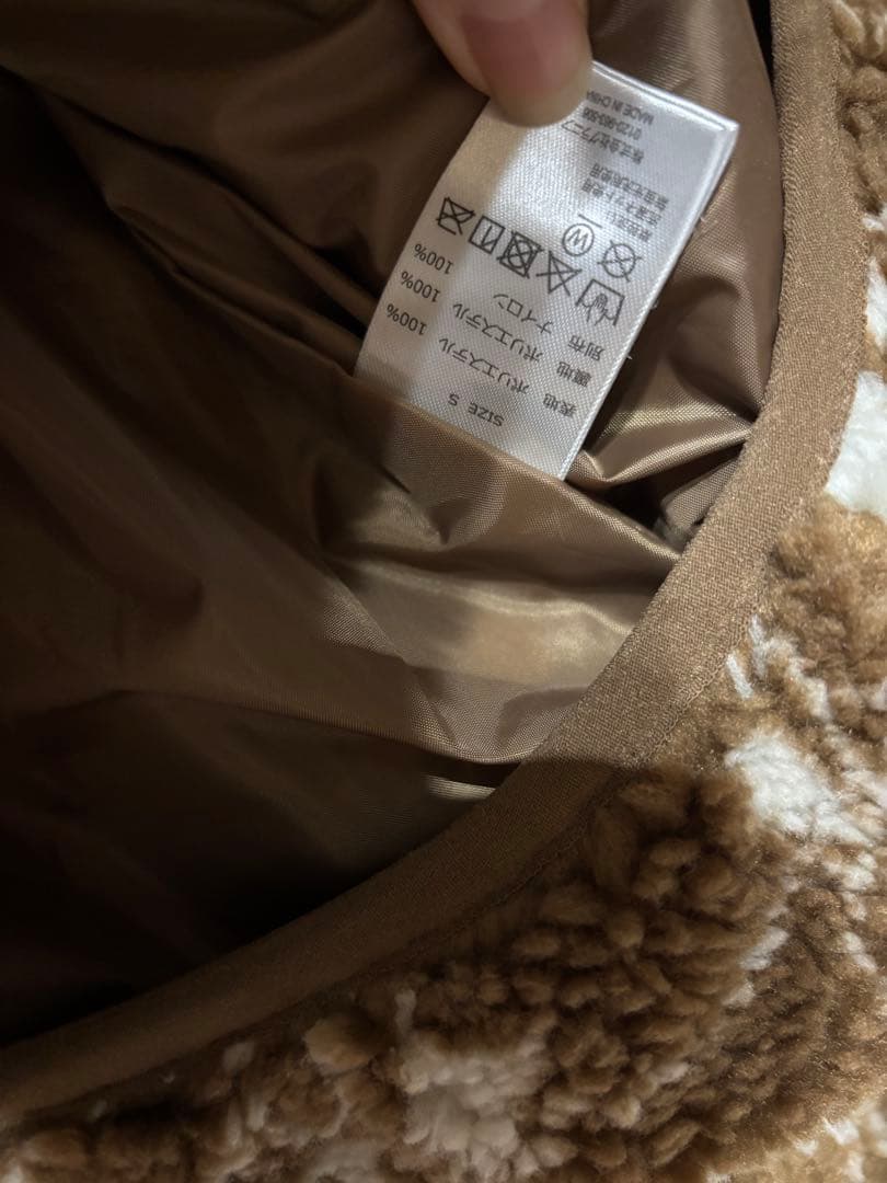 イカク　IKAKU グラニフ　防風加工　アウター　ジャカードボアジップパーカー