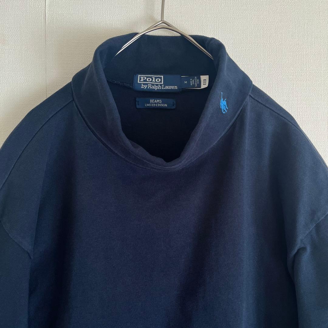 【希少コラボ】ラルフローレン×BEAMS LIMITEDハイネックカットソーQR