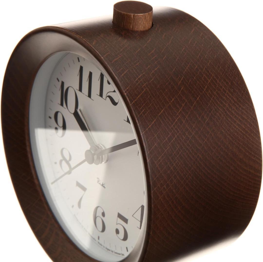 【新品・未使用】Lemnos RIKI アラームクロック WR09-15 BW