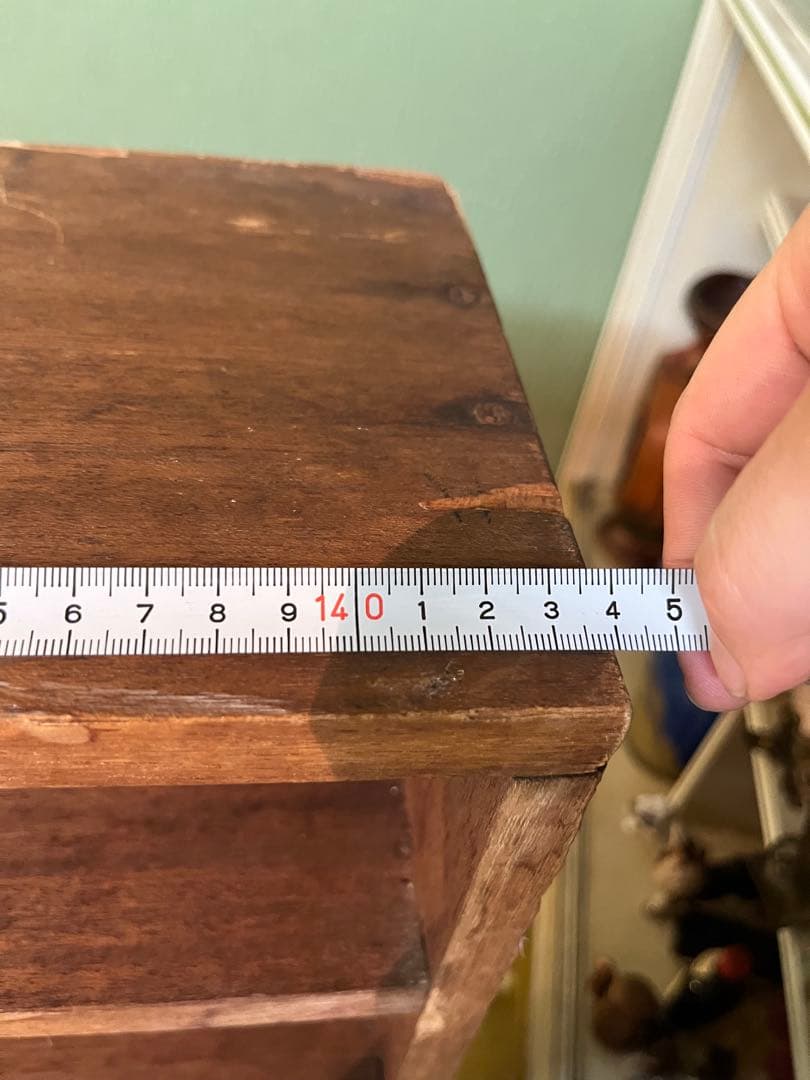 多収納 昭和レトロ 木製 インテリア 当時物 ビンテージ 収納棚 下駄箱としても