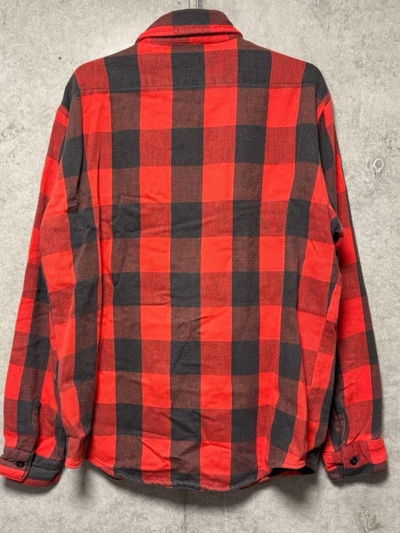 古着 70s-80s FIVE BROTHER ネルシャツ バッファローチェック