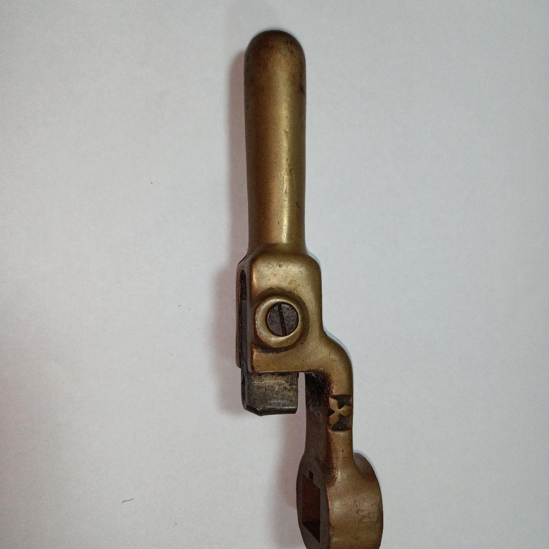 金属製 レンチ型 鉄道部品 約17cm