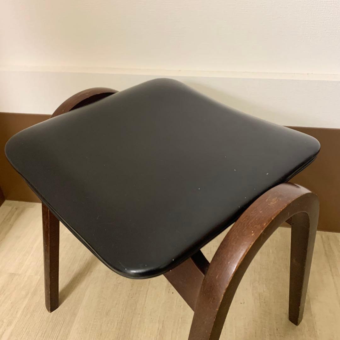 秋田木工 スタッキングスツール ブラック