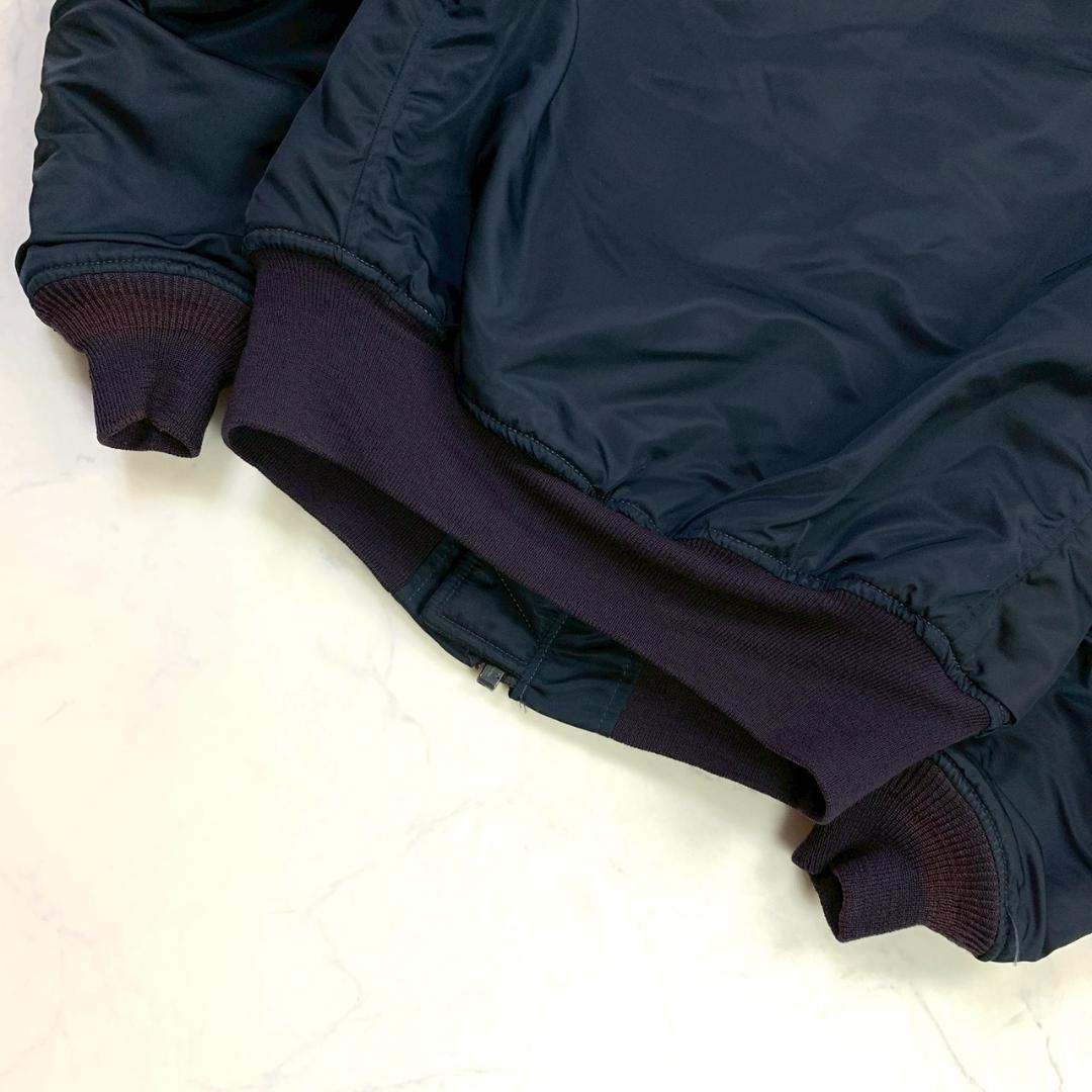 50s復刻★ USA製 ALPHA B-15C ネイビー 38　E018