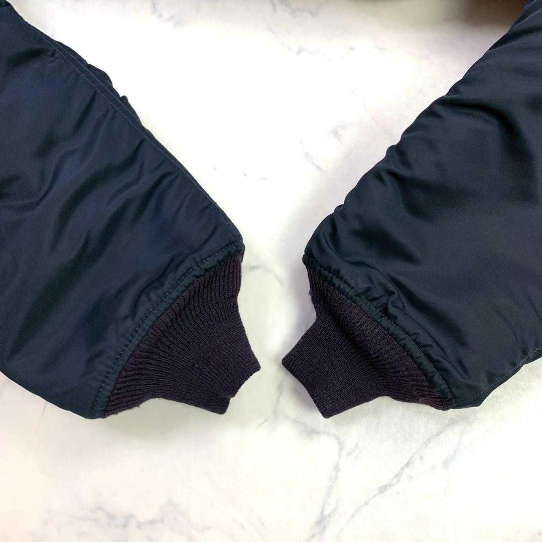 50s復刻★ USA製 ALPHA B-15C ネイビー 38　E018