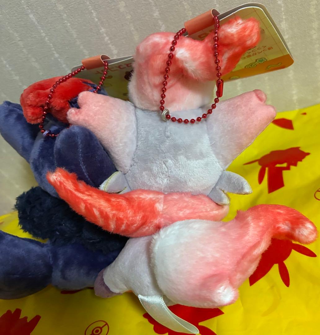 【新品】 磁石でくっつくペアマスコット にたものどうし ゾロア＆ヒスイゾロア