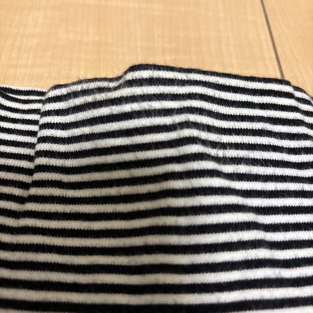 ナンバーナイン　05AW ハイストリート期 ボーダータートルネック　カットソー