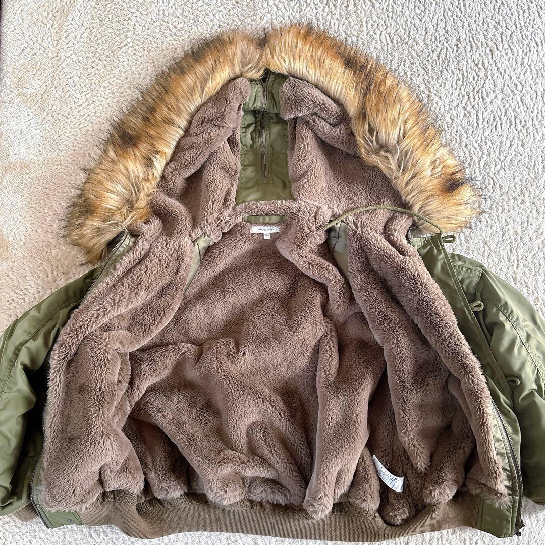 MOUSSY マウジー N-2B ミリタリージャケット F カーキ　Y2K