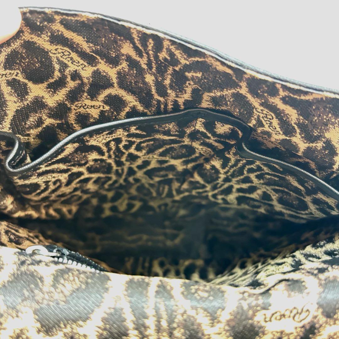 【美品✨希少】Roen ロエン スカル金具 メッセンジャーバッグ