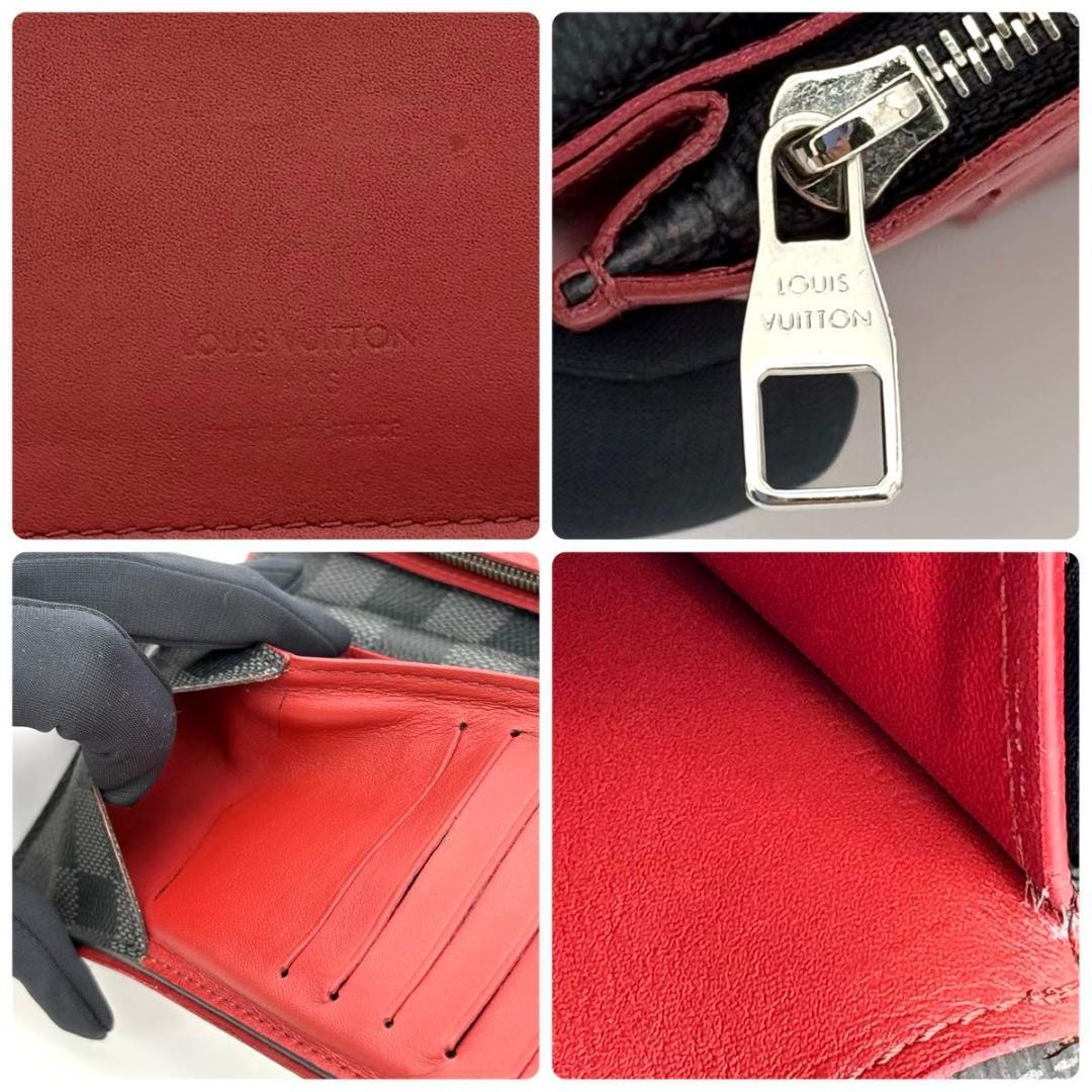 ルイヴィトン 長財布 ダミエ グラフィット ポルトフォイユ ブラザ 2277